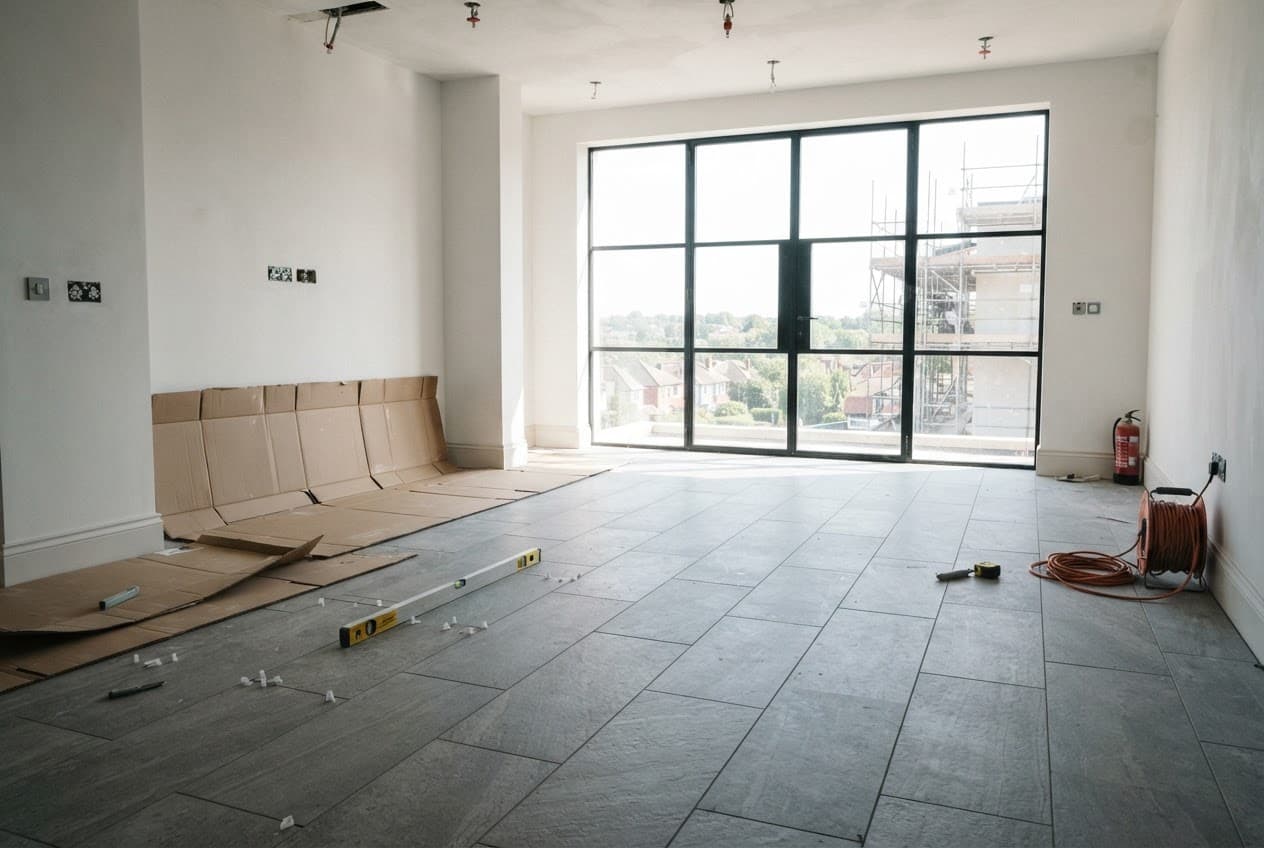 Obra en etapa de terminaciones